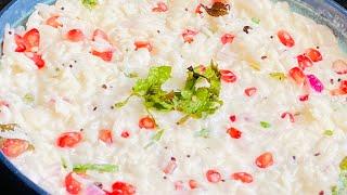 CURD RICE | summer special | simple recipe by SERENE SPACES