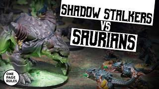 They Come From The Shadows... SHADOW STALKERS vs SAURIANS (1500pts)