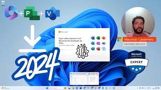 Baixando e instalando o Office, Visio e Project (2024) a partir do Microsoft 365