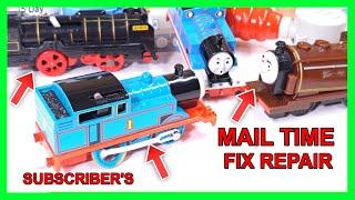 Trackmaster Mail Time, Unboxing Fix Repair Bertram Hiro Thomas R/C Flip face Trains