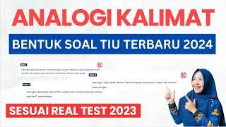 SOAL TIU CPNS 2024 ANALOGI KALIMAT