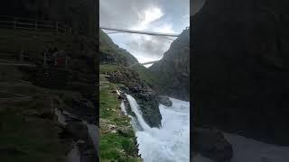 Below Tintagel Castle ️ #explore #tintagel #castle #uk #waterfall #scenery #beautiful