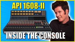 The API 1608-II Recording & Mixing Console - Inside the Console at Cellar Door Studios