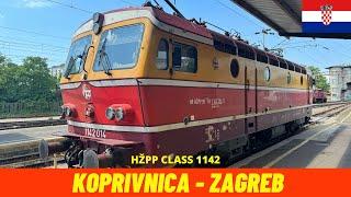 Cab Ride Koprivnica - Zagreb (M102 and M201 Railway, Croatia) train driver's view 4K