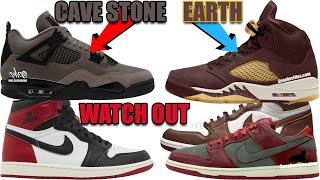 AIR JORDAN 4 CAVE STONE 2025, JORDAN 5 EARTH, JORDAN 1 BLACK TOE REIMAGINED WATCH OUT + MORE