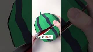 BTS : How I made Watermelon#papercraft#3d