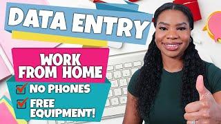 Data Entry Jobs From Home! Earn $15/Hour (FREE Equipment Provided!)
