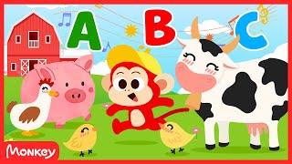  ABC Alphabet Dance Song With Monkey Junior | A to Z Groove Song  | Monkey Junior Play & Learn