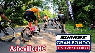 All the timed segments uncut at the Gran Fondo Asheville