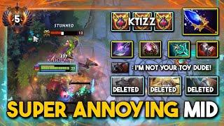 SUPER ANNOYING MID By Ktizz Pangolier Aghs Scepter + CD Reduct Build Non-stop Spam Shield Smash DotA