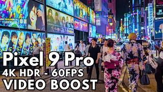 Pixel 9 Pro Night Video Boost - 4K HDR 60FPS - Tokyo Red Light District