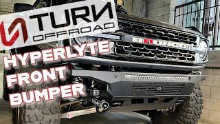 STRONG AND LIGHT WEIGHT FRONT BUMPER BY TURN OFFROAD HYPERLYTE BUMPER | The Bronco Adventures