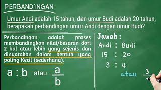 PERBANDINGAN |Part 1| (Cara Menghitung dan Menuliskan Perbandingan)