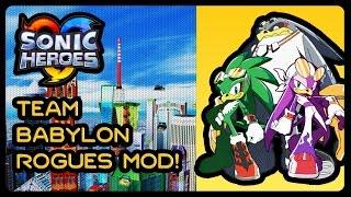 Sonic Heroes (PC) - Team Babylon Rogues Mod! (4K/60fps) #Riders #Jet #Wave #Storm