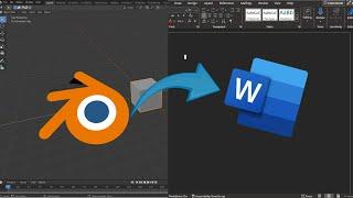 I Turned Blender Into Microsoft Word...