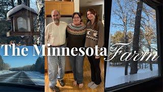 daily vlog | Slow Living, Cosy Visit to the Farm, Winter in Minnesota, Snowy Days, etc