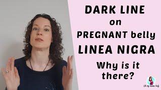 Dark Line Pregnancy Belly Tips || Linea Nigra Pregnancy Explained