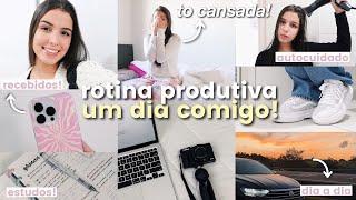 UM DIA COMIGO | study vlog, hábitos, dia a dia realzão, mercado [ e to cansada kkk ]