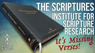 Warning: It's Missing Verses! The Scriptures By ISR In Black Leather Bible Review