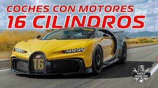 16 Coches con motor de 16 CILINDROS