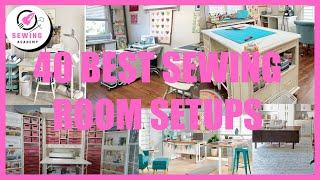 40 Best Sewing Room Ideas | Setup