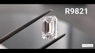 Lab Grown Emerald Cut Diamond R9821