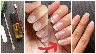 How i shape my nails ?? My nail shaping and nail growth routine