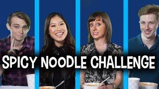Spicy Noodle Challenge: Real or Fake News with Astrid Clover! | FanlalaTV