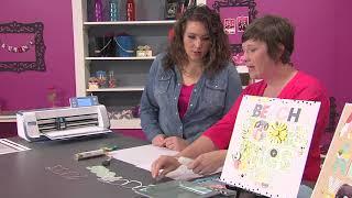 Use foils for attention-grabbing titles on Scrapbook Soup with Ashley Horton. (503-4)