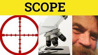  Scope - Scope Meaning - Scope Examples - Scope Defined