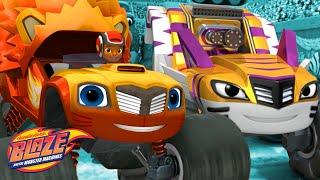 Wild Wheels Song w/ Blaze & Crusher! | Blaze and the Monster Machines