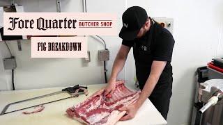 HOW TO BUTCHER A PIG (INTO PRIMALS). #FQButchershop