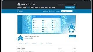 Bold Page Builder WordPress Plugin - Importing Demo Content