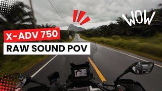 Honda X-ADV 750 2024 | POV Jungle Ride Through Thai Wilderness [4K RAW Sound]