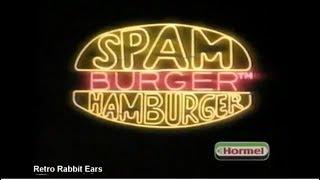 Spamburger Hamburger TV Commercial Hormel 1993