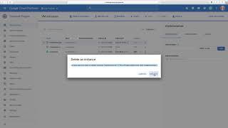 how to stop or delete gcloud vm instances