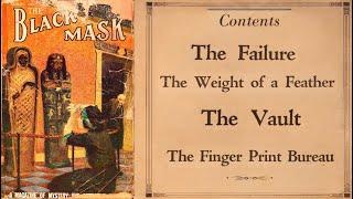 Collection of Four Mystery Stories | Black Mask August 1922 (1 of 2)