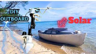 Unlimited Range Solar Boat, Electric Seagull Motor