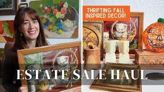 Vintage Haul | Fall-Inspired Estate Sale Finds | Etsy Reseller