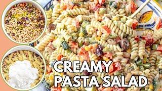 Creamy pasta salad recipe