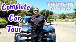 Living In My Car | Complete Car Tour