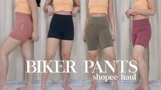 Shopee Haul Biker Pants SISA EXPOR!! MULAI 21.000 AJA! BAGUS BANGEET