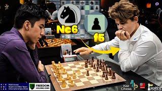 When Your Sign An Autograph And Play 1.Nc6 2.f5 | Orash Shonazarov vs Magnus Carlsen