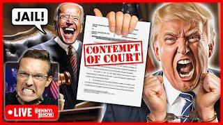  Judge Finds Trump In CONTEMPT, Prison?! TRUMP Speaking LIVE Right NOW: 'I Will Run From JAIL'
