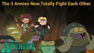 The 3 Armies Now Totally Fight Each Other | Amphibia (S3 EP16A)