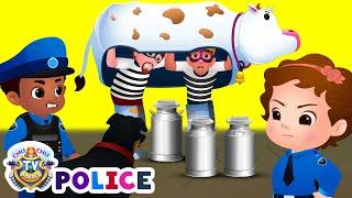 ChuChu TV Police Saving Milk - Narrative Story - Fun Cartoons for Kids