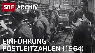 Die PTT führt die Postleitzahlen ein (1964) | Post-Geschichte Schweiz | SRF Archiv