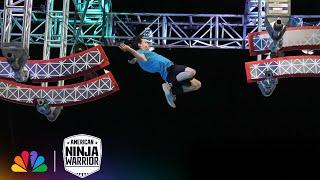 Teenage Jay "Lache" Soars on Stage 1 | American Ninja Warrior | NBC