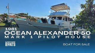 BACARUDA | 1981 Ocean Alexander Mark 1 Pilot House | Boat for Sale