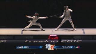 Women's Individual Foil Semi-Finals - London 2012 Olympics